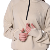 SS25 Quarter-Zip Hoodie SET for Women