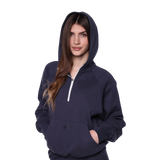 SS25 Quarter-Zip Hoodie SET for Women