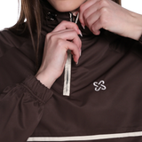 Quarter-Zip Nylon Cargo Jacket