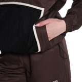 Quarter-Zip Nylon Cargo Jacket