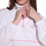 Quarter-Zip Nylon Cargo Jacket