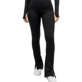 Black Medium-Flare Leggings