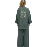 "Escape" Kimono Linen Blend Set for Women