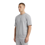 SS'26 Heavy Cotton Short Sleeve Sweatshirt for Men