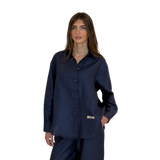 The Classic Long Heavy Linen Set for Women