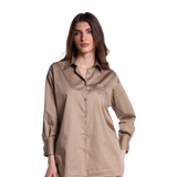 Cross Poplin Shirt for Women
