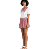 "Azul De Oro" Poplin Bubble Skirt Set for Women