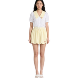 "Azul De Oro" Poplin Bubble Skirt Set for Women