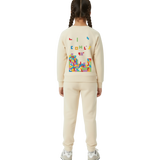 CO90'S "Off" Sweatshirt Set For Kids