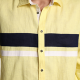 Two Colors Linen Shirt for Men