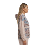 Tie-Dye Nylon Jacket for Women