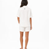Azul De Oro "Off White" Short Linen Set for Women