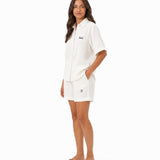 Azul De Oro "Off White" Short Linen Set for Women