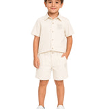 SS'26 Short Linen Set For Boys