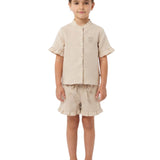 SS'26 Short Linen Set For Girls
