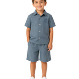 SS'26 Short Linen Set For Boys