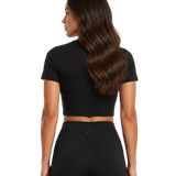 FNDTN Short Sleeve Crop Top