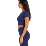 FNDTN Short Sleeve Crop Top