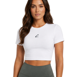 FNDTN Short Sleeve Crop Top