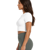 FNDTN Short Sleeve Crop Top