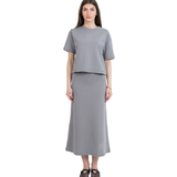 Spring T-shirt and Skirt Set for Women
