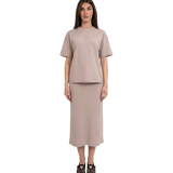 Spring T-shirt and Skirt Set for Women