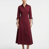 " Azul De Oro" Maxi Shirt Dress for Women