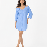 " Azul De Oro" Off the Shoulders Dress for Women
